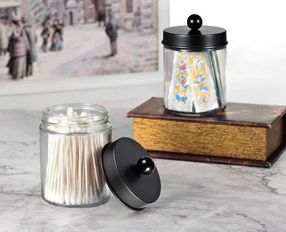 Amolliar Apothecary Jars Bathroom Storage Organizer - Image 4