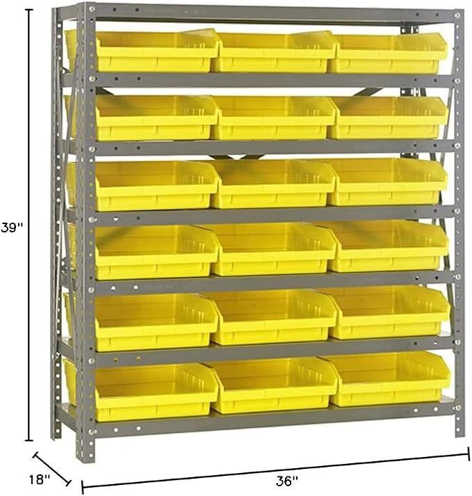 Quantum Storage Systems 1839-110YL Steel Shelving Unit - Image 2