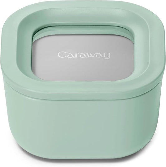 Caraway Mini Square Food Storage Container by Caraway