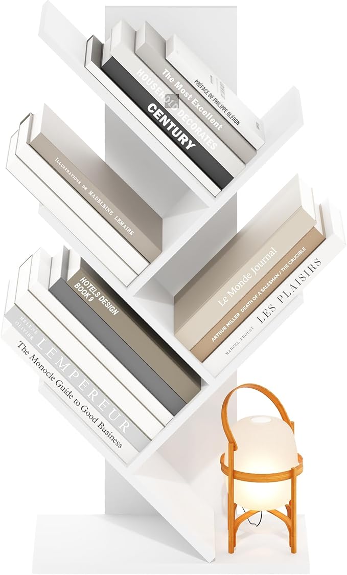 Furinno Tree Book Shelf, 5-Tier Bookshelf, Tree Bookcase - Image 6