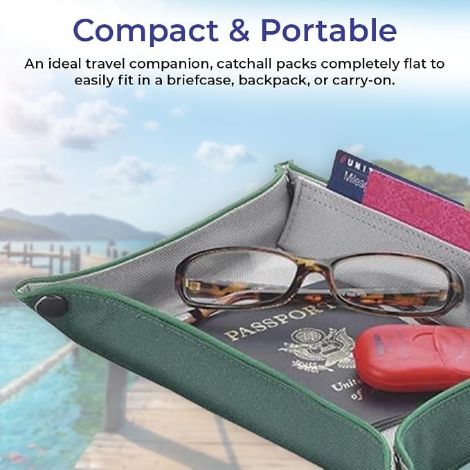 Valet Tray for Men and Women, EDC Catchall Organizer for Jewelry Phone Coins - Image 6