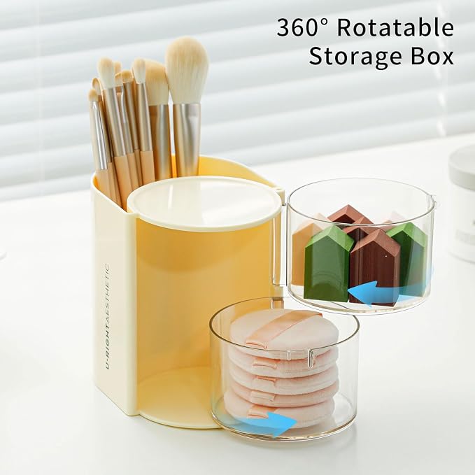 FABROK 2-Layer Clear Hair Accessories Organizer - Image 4