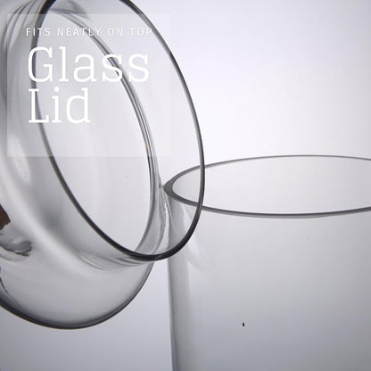 Set of 3 Glass Apothecary Jars - Image 5