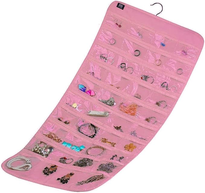BB Brotrade Hanging Jewelry Organizer, Accessories Organizer, 80 Pocket - Image 4