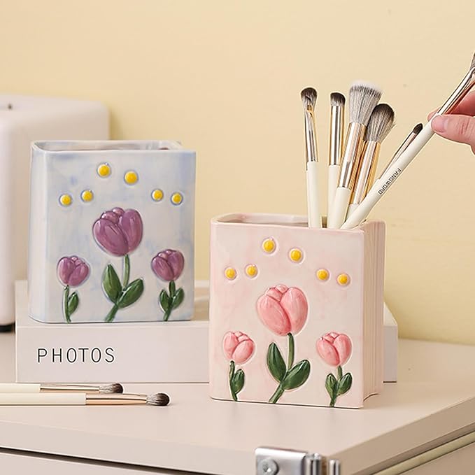 Book Vase Flower Pencil Cup Pen Holder - Image 4