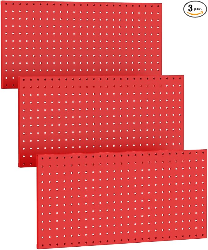 TORACK 3 PCS Metal Pegboard Panels by TORACK