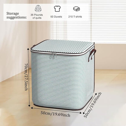 Large Blanket Storage, 180L Foldable Storage Bin, Clothes Storage Bags - Image 4