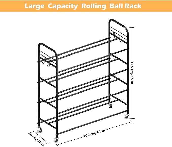 Ball Storage - Basketball Cart - Image 2