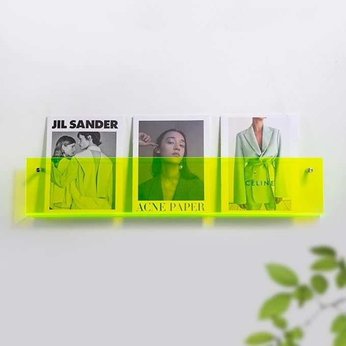 ROYALITA 2-Pack Acrylic Magazine Holder Brochure Holder, Fashion Hanging - Image 5