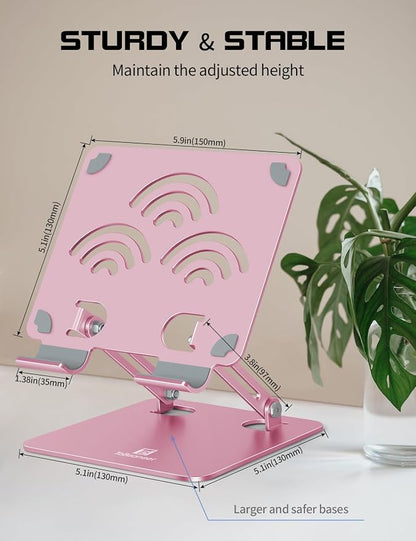 Adjustable Tablet Stand for Desk, Premium Aluminum Holder for iPads, and All - Image 5