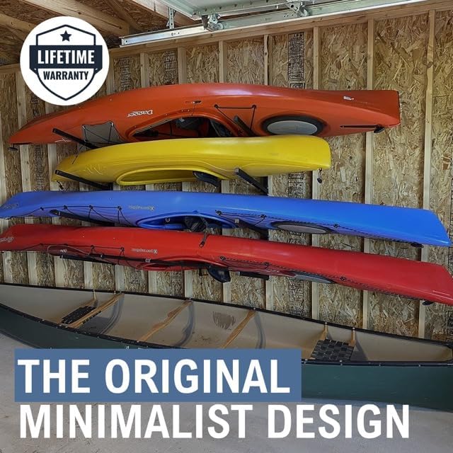 StoreYourBoard G-Kayak Wall Rack – Heavy-Duty Indoor Kayak Rack - Image 2
