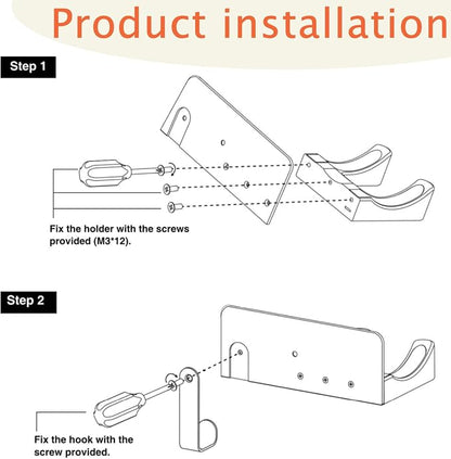 Dyson Hair Dryer Holder Wall Mounted, Hair Tool Organizer Self Adhesive - Image 8