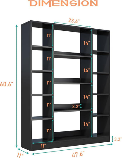 Cube Storage Bookcase with Base - Image 2