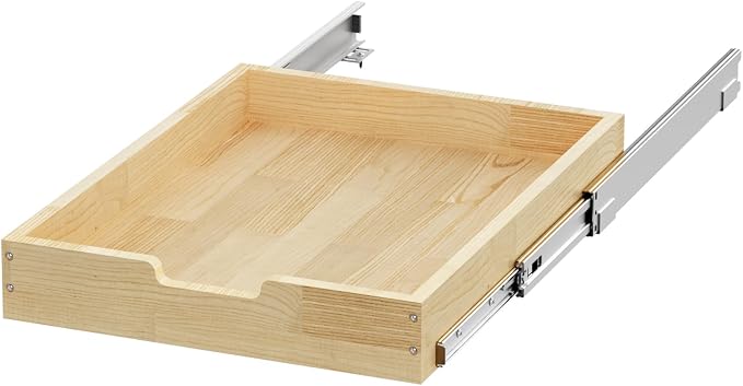 Wood Pull Out Cabinet Organizer 20" W x 21" D, Heavy-Duty Sliding Drawers - Image 7