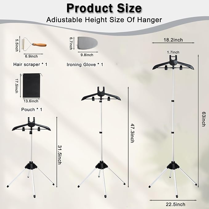 Garment Steamer Stand Rack for Clothes - Image 2