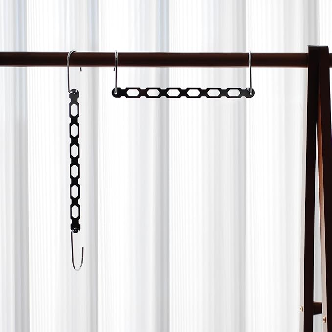 Space Saving Hangers for Clothes, 10 Pack Hanger Organizer Space Saver - Image 3
