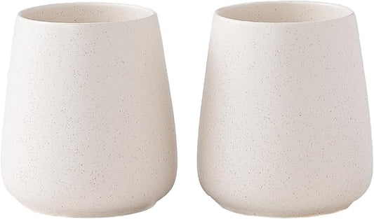 Beige Toothbrush Holder for Bathroom by Eyrozia