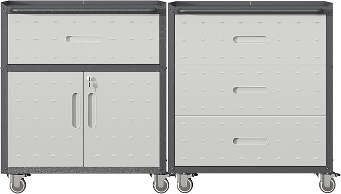 Metal Tool Cabinet, Garage Storage Cabinet System, Wall Cabinet & Locking by VIYET