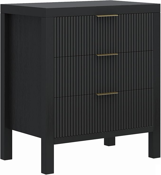 3 Drawer Dresser, Modern Wood Storage Chest of Drawers Organizer - Image 6