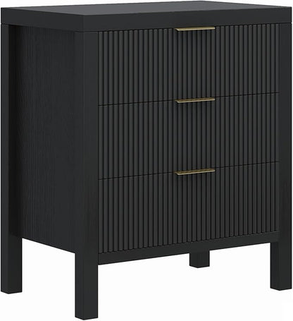 3 Drawer Dresser, Modern Wood Storage Chest of Drawers Organizer - Image 6