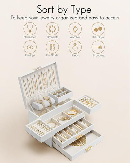 Vlando 4 Layers Jewelry Box - Image 3