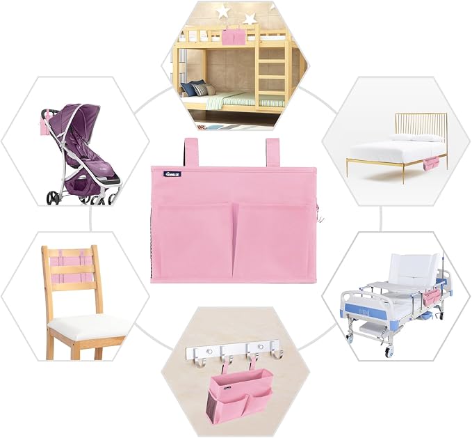 Surblue Caddy Hanging Organizer Bedside Storage Bag - Image 7
