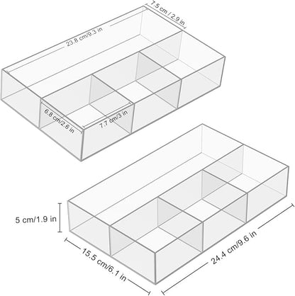 JessLab Acrylic Organizers, Bathroom Organizer - Image 2