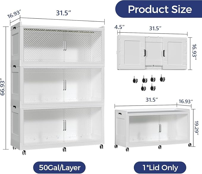 150GAL Extra Large Storage Bins - Image 2