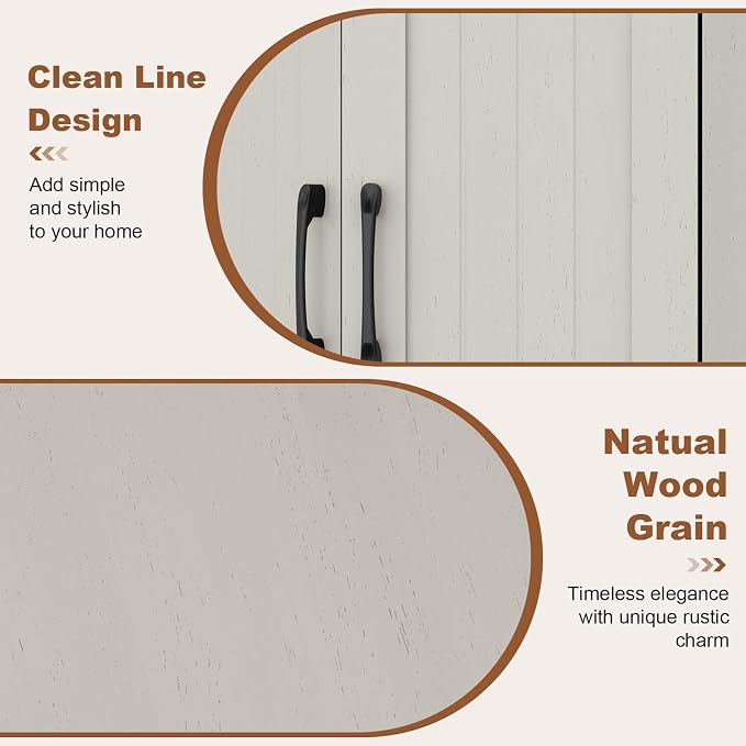 Tall Corner Cabinet, 64.7" Corner Storage Cabinet - Image 6