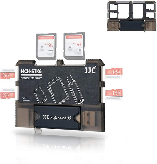 Micro SD Card Holder and SD Card Case, Memory Card Storage Organizer by JJC