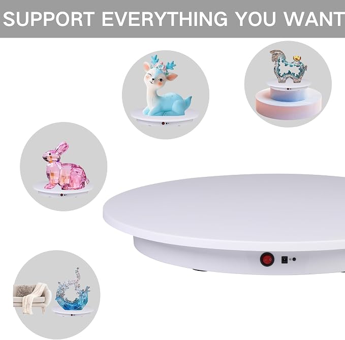 JAYEGT Motorized Rotating Display Stand，350Lbs Load ，360 Degree Electric - Image 7