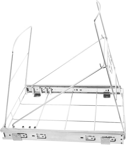 VILLCASE Adjustable Stainless Steel Pull Out Slide-out Shelf by VILLCASE
