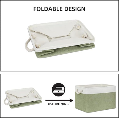 Bidtakay Large Fabric Baskets for Organizing Closet Organizers and Storage - Image 8