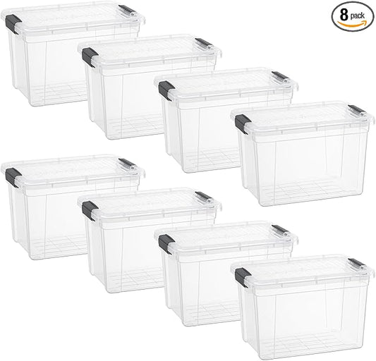 Superio Clear Storage Boxes by Superio