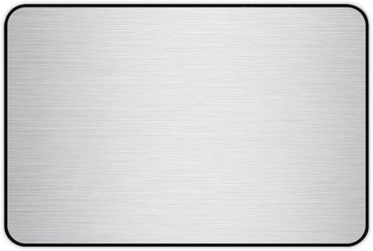 Brushed Metal Texture Desk Mat by Unknown