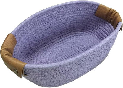 Medium Cotton Woven Basket by SOORXIEIN