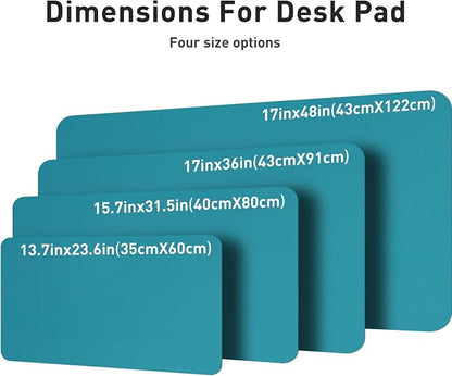 Aothia Leather Desk Pad Protector, Office Desk Mat, Large Mouse Pad, Non-Slip - Image 6