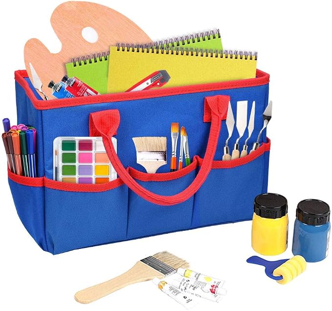 ZKOO Art Organizer Desktop Craft Storage Tote Bag Storage Craft Bag Organizer - Image 5