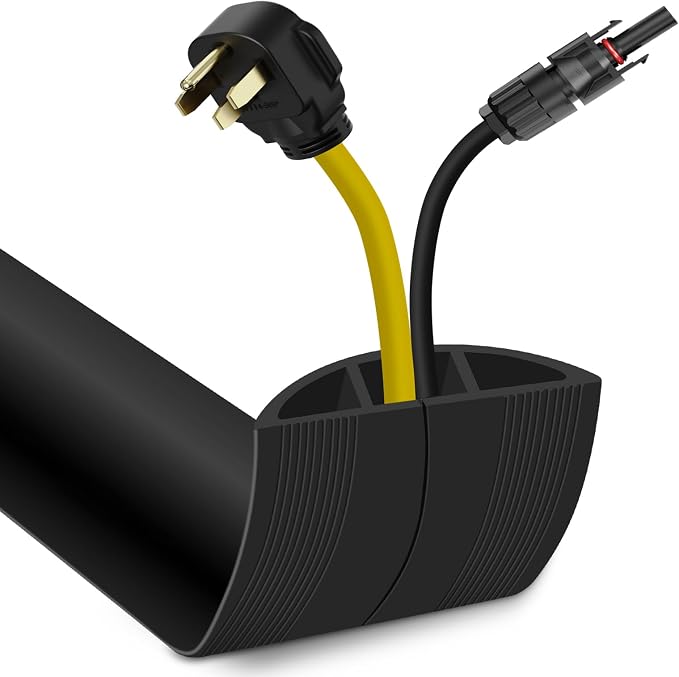 Floor Cord Cover 3.3FT Cord Covers by JAHOMFAI