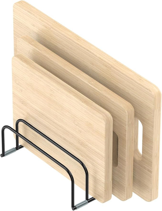 Cutting Board Storage Rack, Compact Cutting Board Organizer, Chopping Board by KORRTFID
