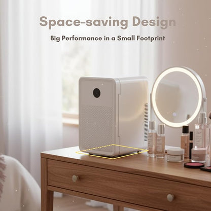 13L/22L Mini Fridge for Bedroom, Non-condensing Small Skincare Fridge, 110V/12V - Image 9