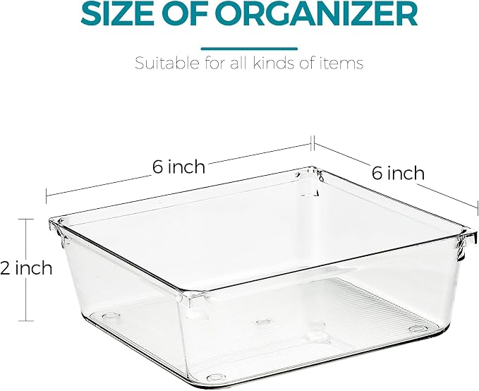 8 Pack Drawer Organizer - Image 2