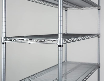 Omega 18" Deep x 54" Wide x 36" High 3 Tier Gray Starter Shelving Unit - Image 4