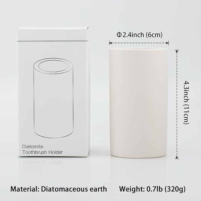 2Pcs Diatomite Toothbrush Holder - Image 4