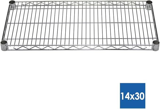 Shelving Inc. 14"d x 30" w x 54" h Chrome Wire Shelving - Image 2