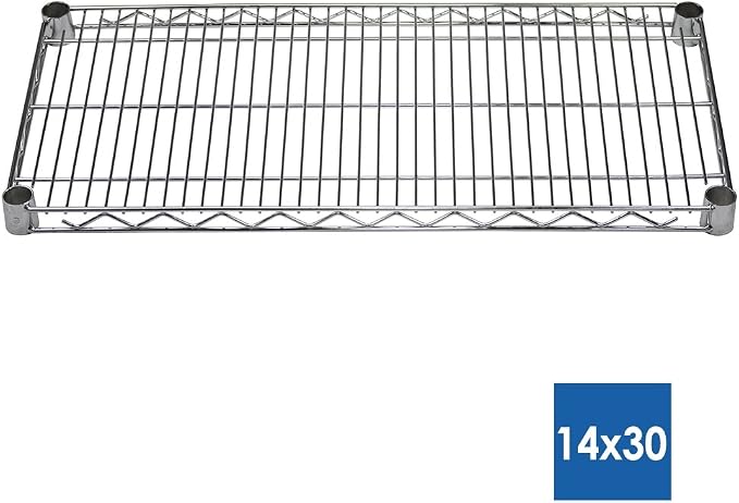 Shelving Inc. 14"d x 30" w x 96" h Chrome Wire Shelving - Image 2