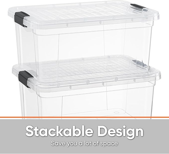 Superio Small Clear Storage Box - Image 4