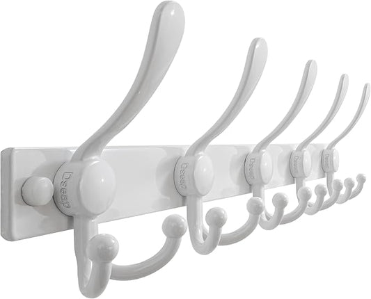 Dseap Coat Rack Wall Mount 2.0 Pro: Heavy Duty 300% Thicker, Stainless Steel by Dseap