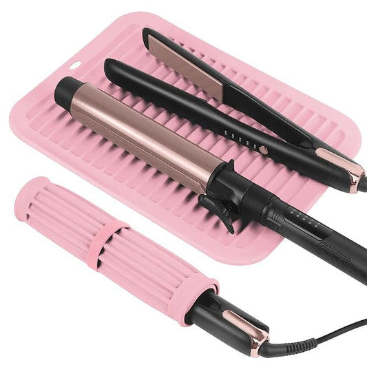 Large Silicone Heat Resistant Mat, Professional Hot Hair Tools Mat by WRORUNER
