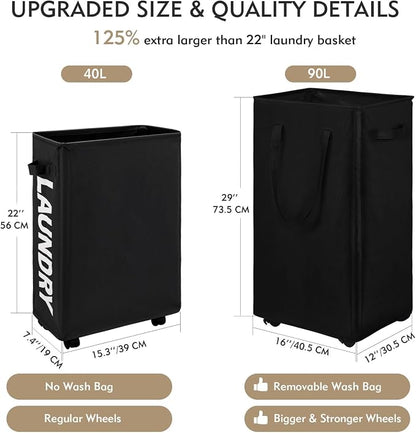 DOKEHOM 90L X-Large Laundry Basket - Image 3